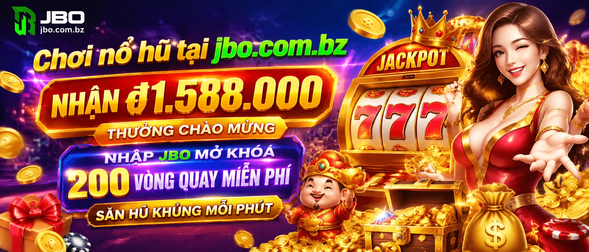 Màn hình game Nổ Hũ nổi bật trên JBO